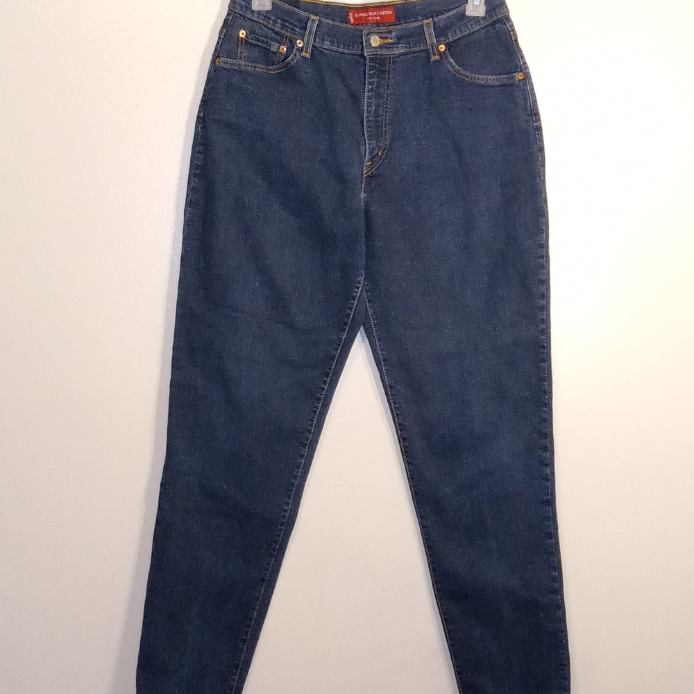 Levi's Classic Slim Stretch Dark Blue Jeans